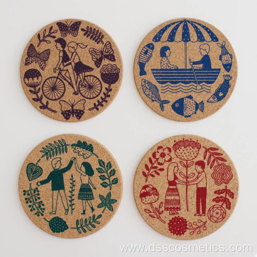 Eco friendly coasters non-slip insulated custom placemats